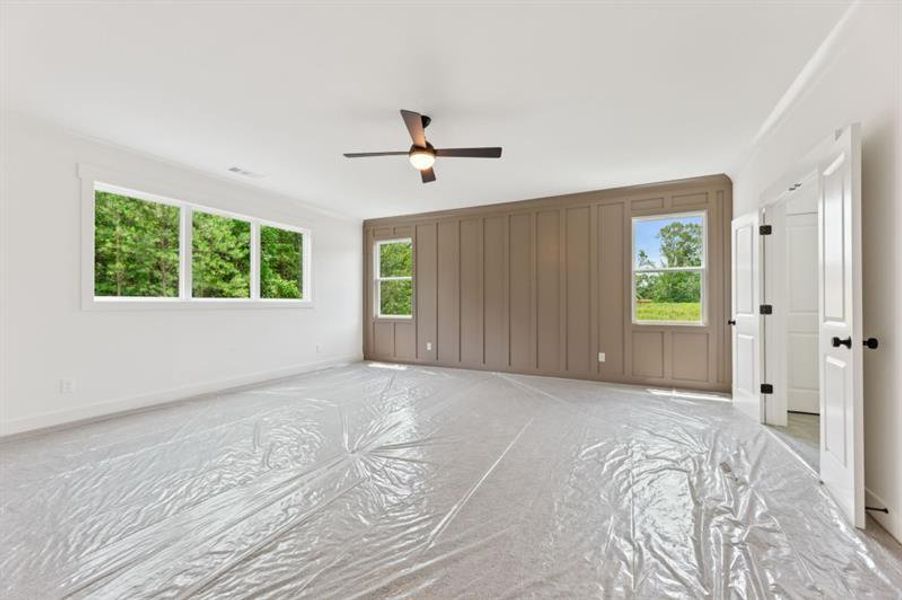 Spacious, unfurnished interior of a new home in White Post on Lake Lanier, Gainesville (Image 14). Spacious, unfurnished interior of a new home in White Post on Lake Lanier, Gainesville (Image 14).