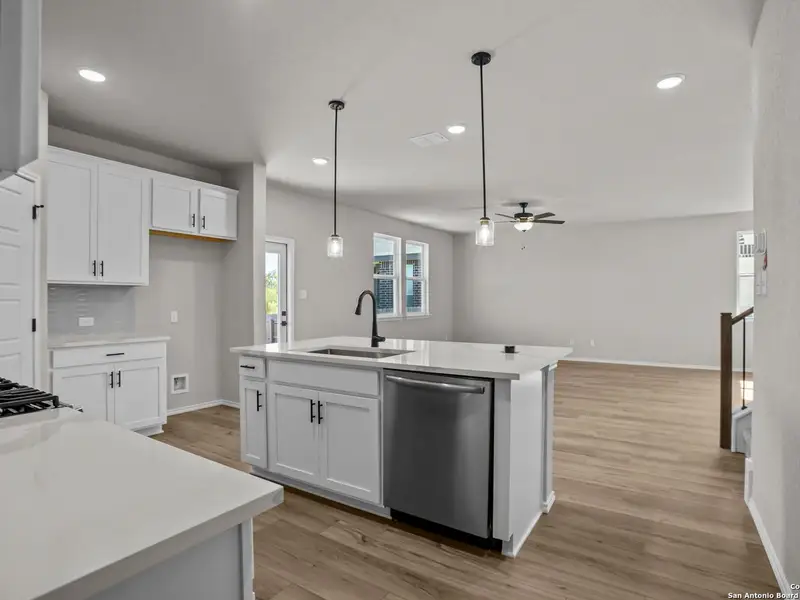 Furnished interior view inside a new home in Horizon Pointe, Converse (Image 8). Furnished interior view inside a new home in Horizon Pointe, Converse (Image 8).