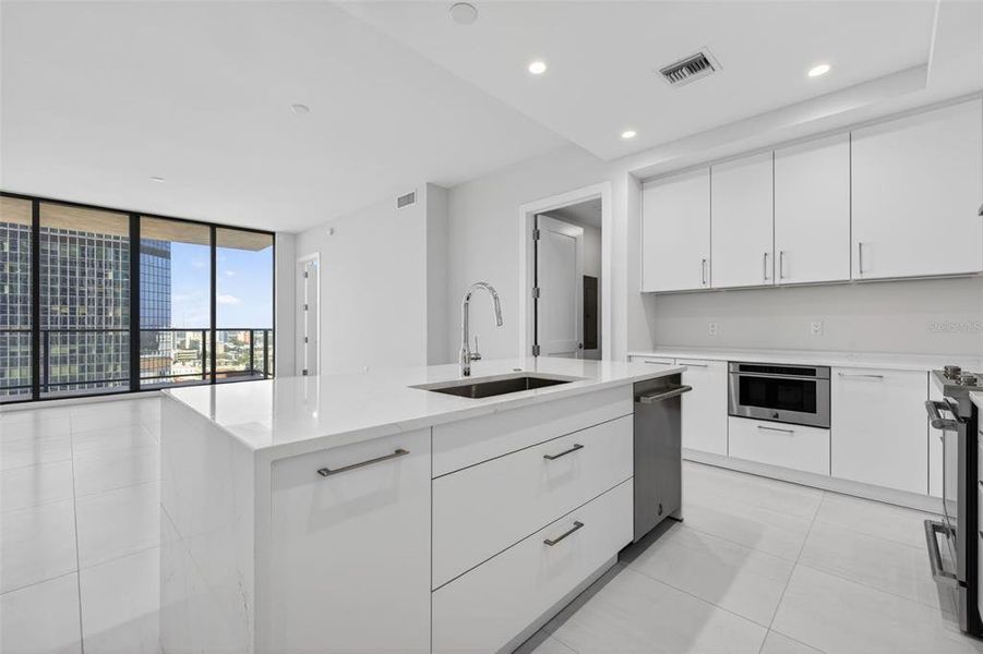 Furnished interior view inside a new home in , St. Petersburg (Image 13).