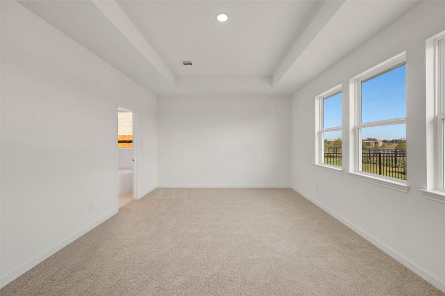 Secluded primary suite