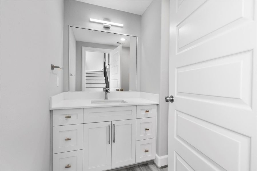 Powder room - Second floor Powder room - Second floor