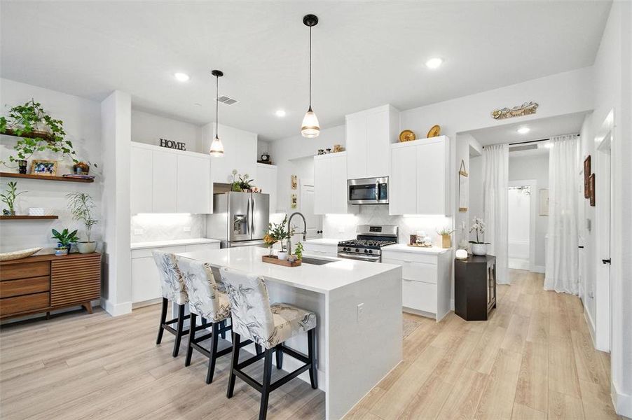 Furnished interior view inside a new home in , Arlington (Image 23).