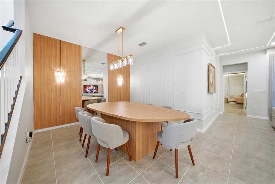 Furnished interior view inside a new home in Solara Resort, Kissimmee (Image 5).