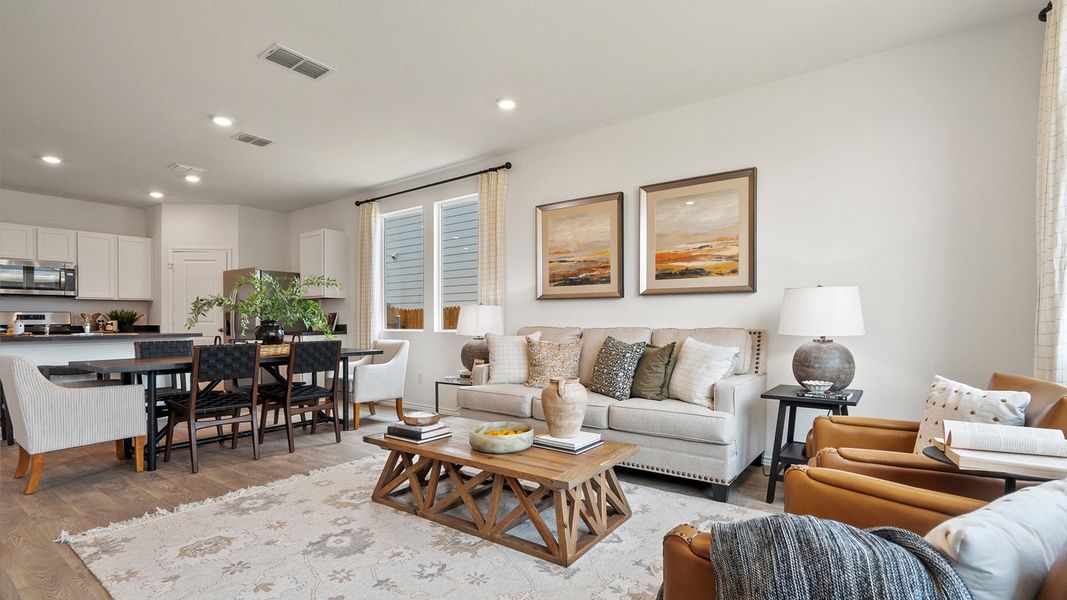 Furnished interior view inside a new home in Valverde, Bastrop (Image 23). Furnished interior view inside a new home in Valverde, Bastrop (Image 23).