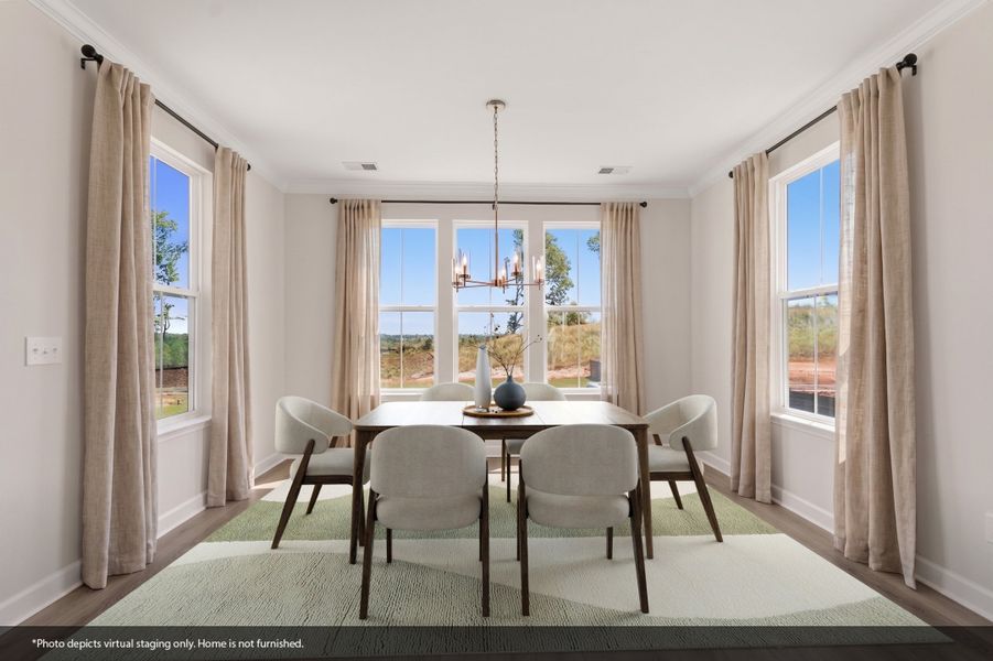 Furnished interior view inside a new home in Landmark Commons, Boiling Springs (Image 9).