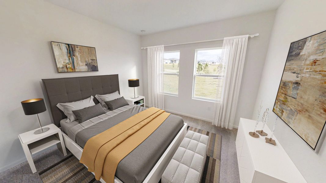 Representative furnished interior of a home built from the Hawking by Starlight Homes in Oakfield Lakes, Parrish (Image 5).