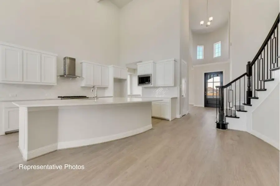 Furnished interior view inside a new home in Edgewater, Fate (Image 4).