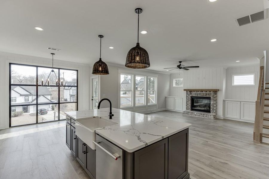 Furnished interior view inside a new home in , Buford (Image 7).