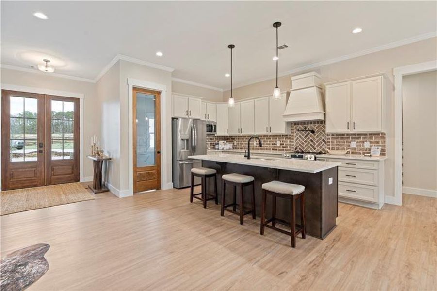 Furnished interior view inside a new home in , Temple (Image 12).