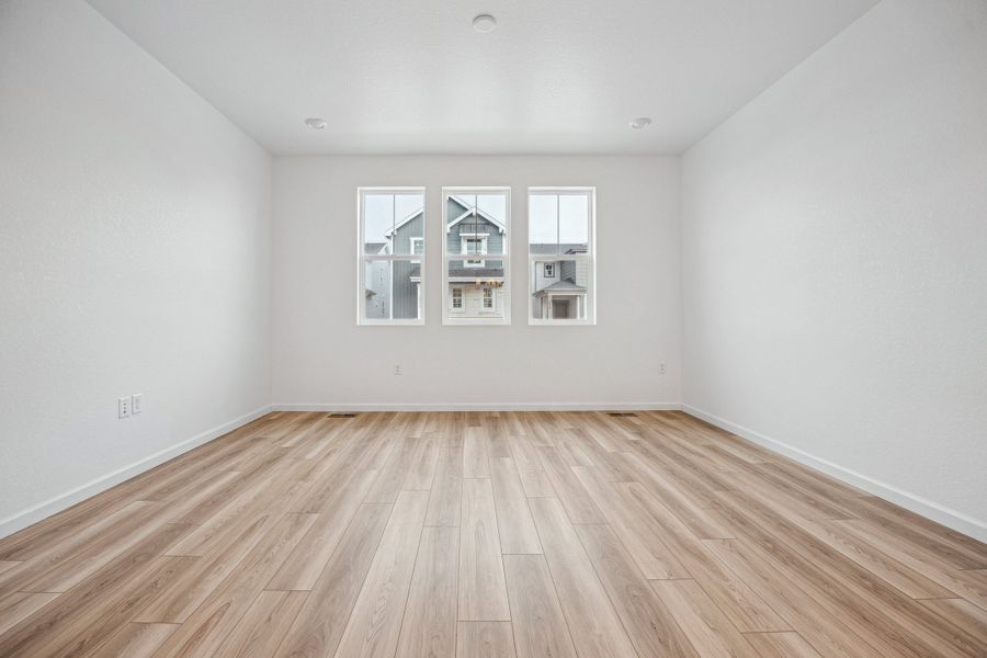 Representative unfurnished interior of a home built from the Meridian by Taylor Morrison in Farmlore, Brighton (Image 18).