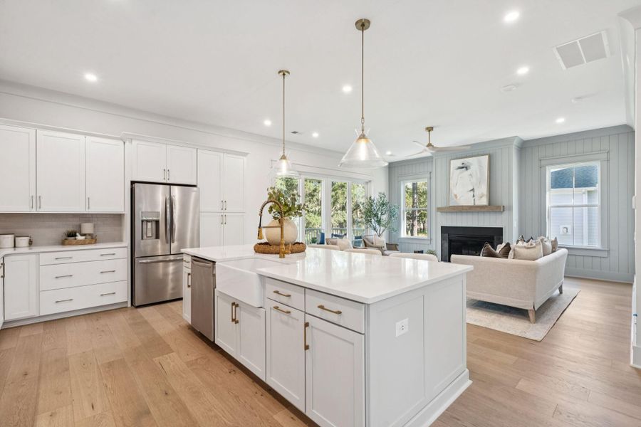 Furnished interior view inside a new home in , Johns Island (Image 14).