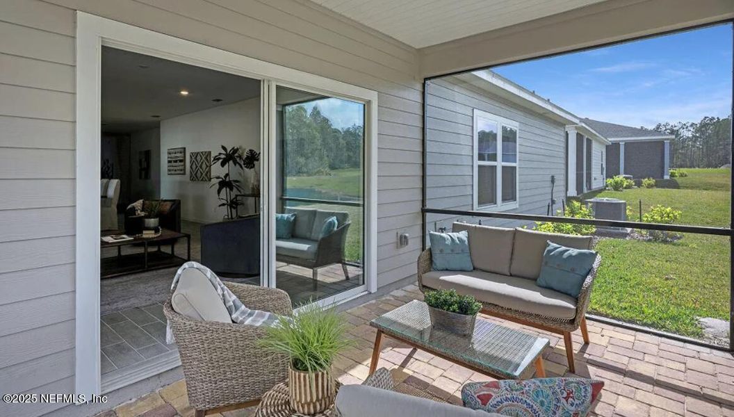 Furnished interior view inside a new home in Seaton Creek: Seaton Creek 50s, Jacksonville (Image 12).