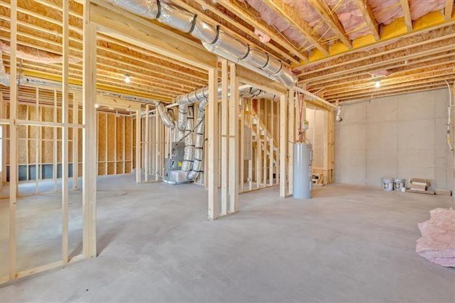 In-progress construction of a new home in , Cartersville, GA (Image 38).