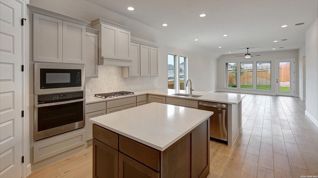 Furnished interior view inside a new home in Briggs Ranch, San Antonio (Image 10).