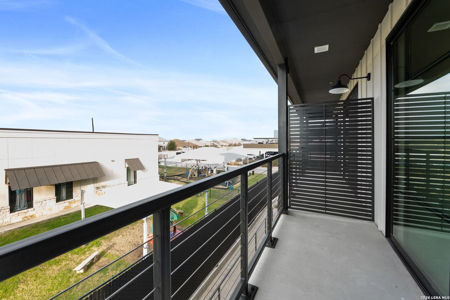 Exterior details and patio area of a home in , New Braunfels (Image 3).