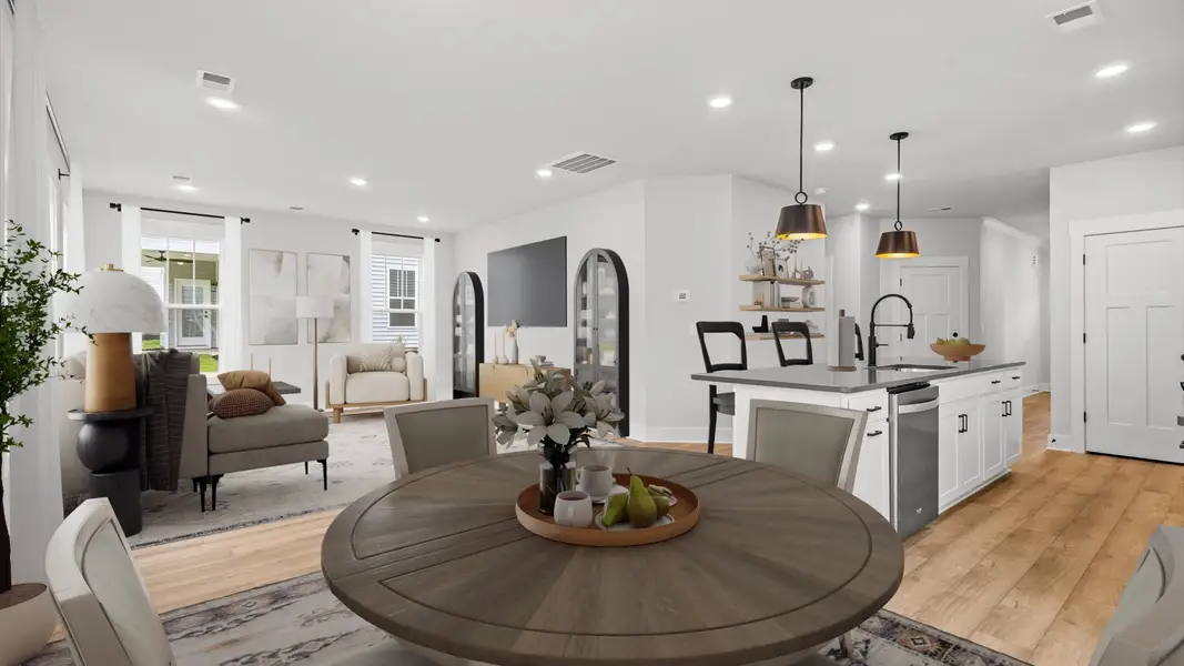 Furnished interior view inside a new home in Harrier Point, Woodruff (Image 4).