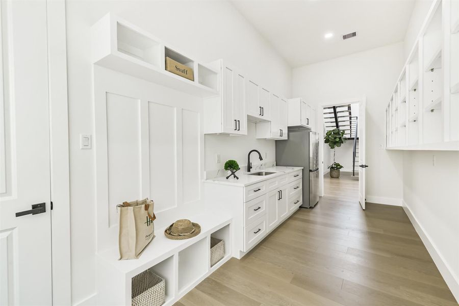 Furnished interior view inside a new home in , Houston (Image 27).