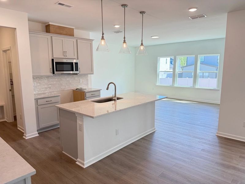Furnished interior view inside a new home in Rowland's Grant, Fuquay Varina (Image 5).