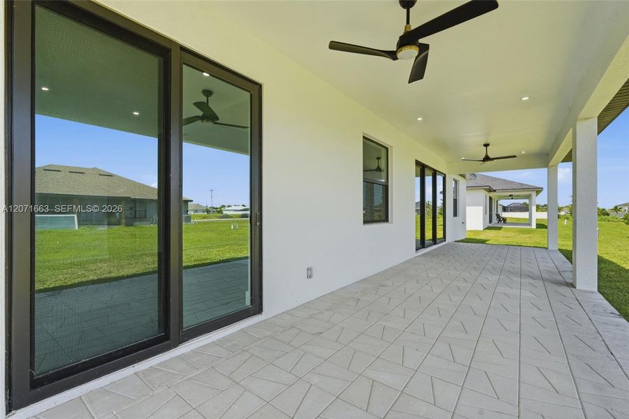 Exterior details and patio area of a home in , Cape Coral (Image 24). Exterior details and patio area of a home in , Cape Coral (Image 24).