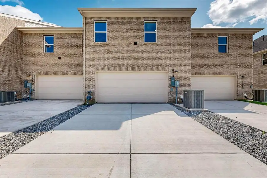 Exterior details and patio area of a home in Solterra Texas, Mesquite (Image 3).