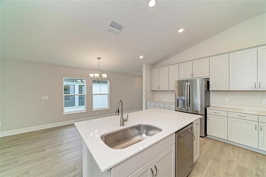 Furnished interior view inside a new home in Crosswind Point, Parrish (Image 8).