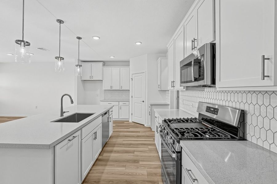 Furnished interior view inside a new home in Lisso, Pflugerville (Image 9).