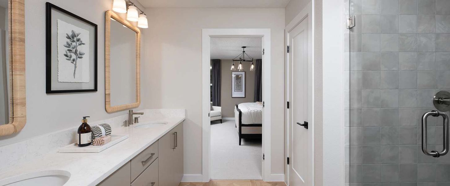 Representative furnished interior of a home built from the Taborfield by Ashton Woods in Ellington Classical, St. Cloud (Image 10).