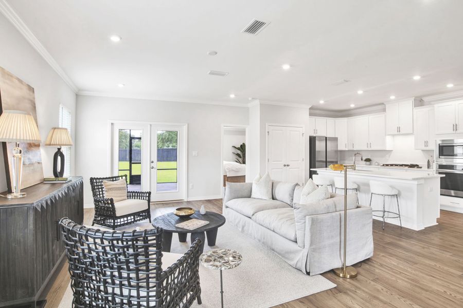 Representative furnished interior of a home built from the Ashton by Maronda Homes in Malabar Springs, Palm Bay (Image 44).
