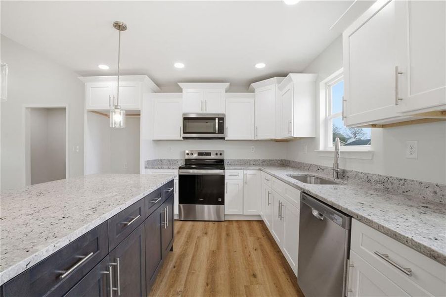 Furnished interior view inside a new home in , Eton (Image 34).