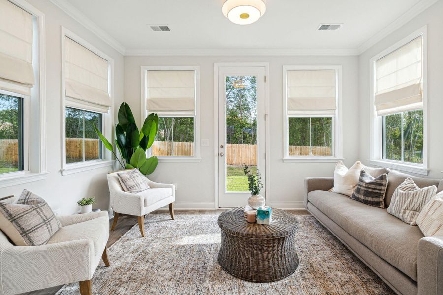 Furnished interior view inside a new home in High Point at Foxbank, Moncks Corner (Image 12).