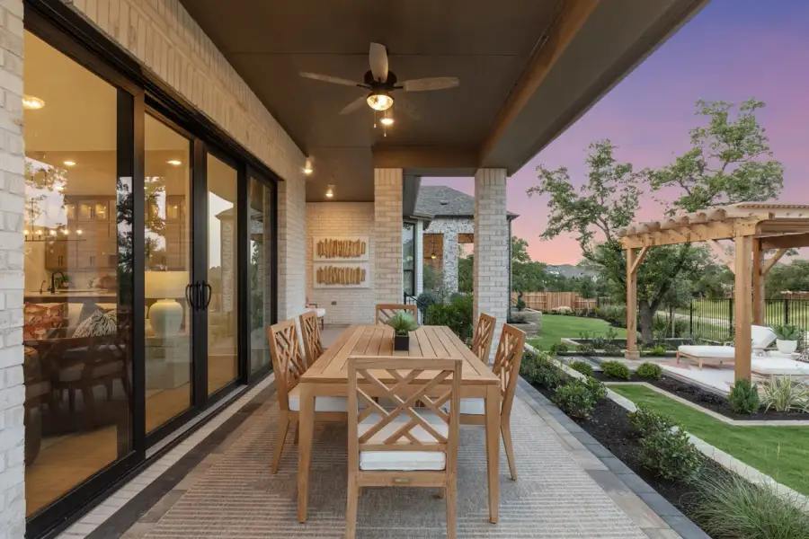 Representative Patio - some options shown
