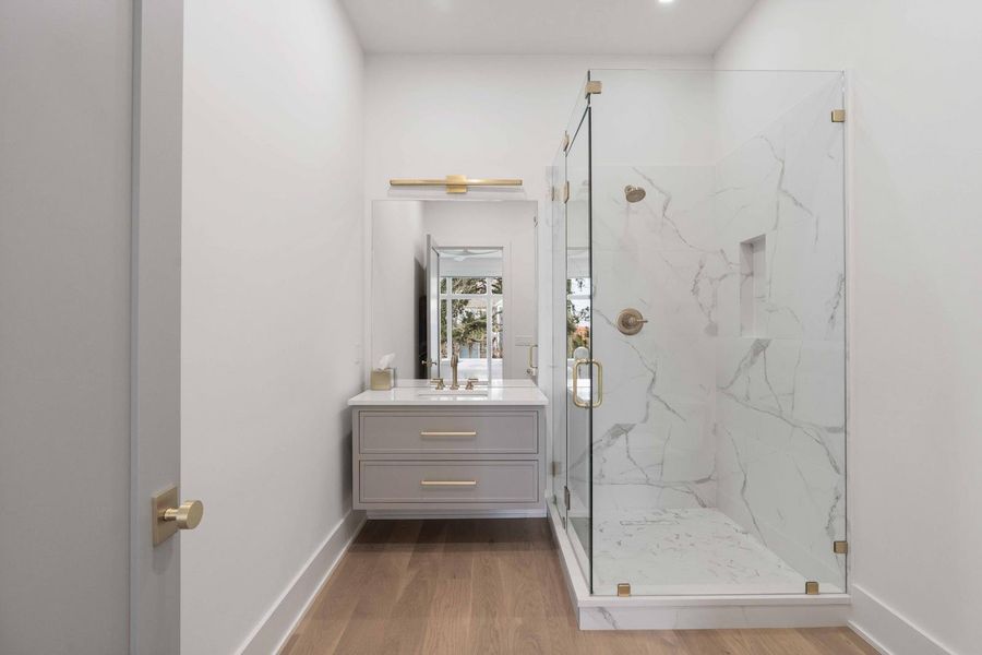 Furnished interior view inside a new home in , Isle Of Palms (Image 12).