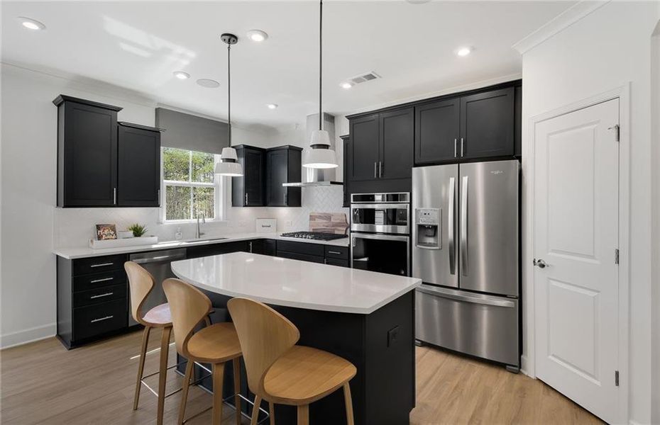 Furnished interior view inside a new home in Riversprings, Dacula (Image 15).