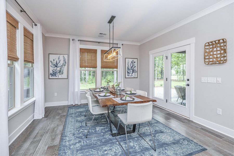 Furnished interior view inside a new home in Timothy Lakes, Ridgeville (Image 10).