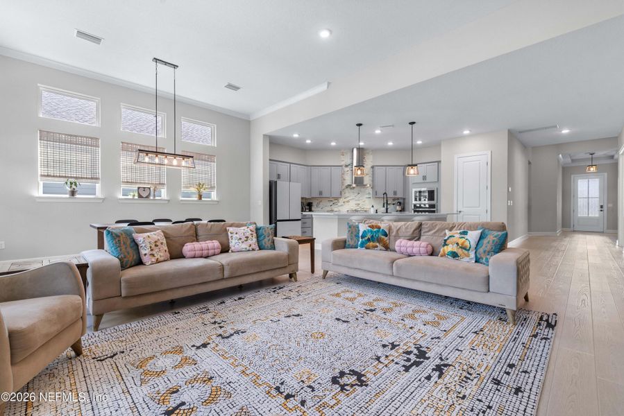 Furnished interior view inside a new home in , Jacksonville (Image 7).