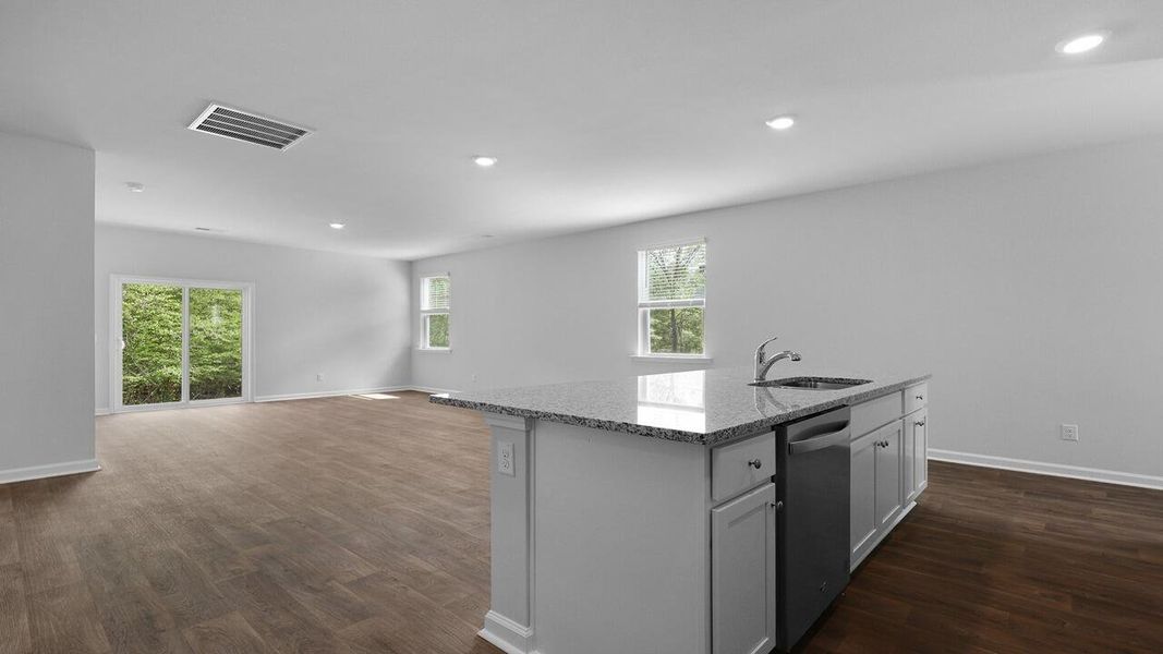 Furnished interior view inside a new home in Lakeview at Kitfield, Moncks Corner (Image 7). Furnished interior view inside a new home in Lakeview at Kitfield, Moncks Corner (Image 7).