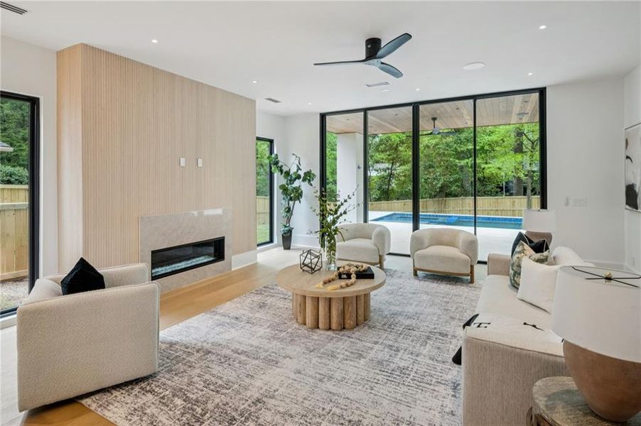 Furnished interior view inside a new home in , Brookhaven (Image 54).