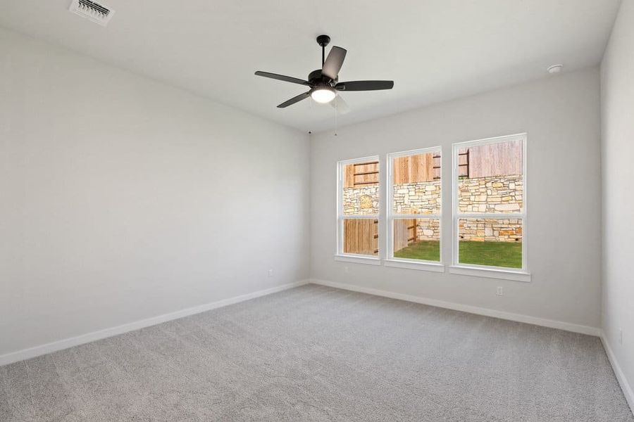 Spacious, unfurnished interior of a new home in Lariat, Liberty Hill (Image 26). Spacious, unfurnished interior of a new home in Lariat, Liberty Hill (Image 26).