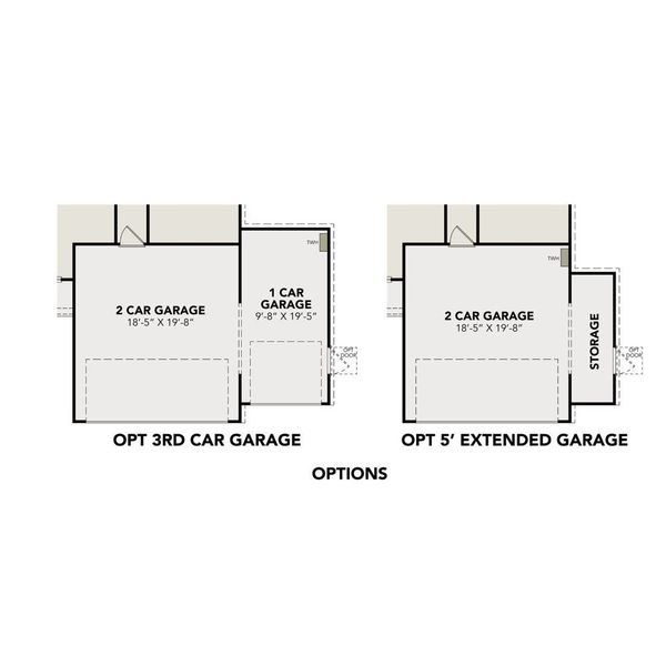 2D floor plan layout for the The Colorado by Davidson Homes LLC in The Villages at WestPointe, Dayton, TX (Image 4).