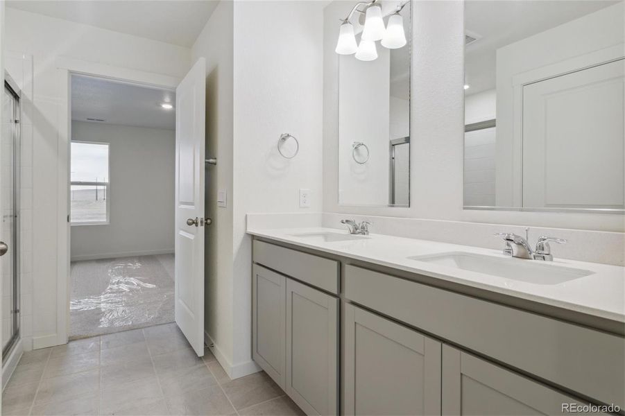 Furnished interior view inside a new home in The Ridge at Lorson Ranch, Colorado Springs (Image 9).