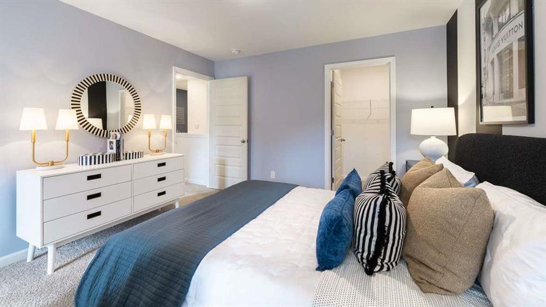 Furnished interior view inside a new home in Barrett Cove, Marietta (Image 30). Furnished interior view inside a new home in Barrett Cove, Marietta (Image 30).