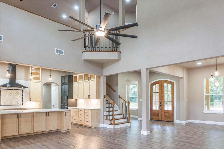 Furnished interior view inside a new home in , Village Mills (Image 6). Furnished interior view inside a new home in , Village Mills (Image 6).