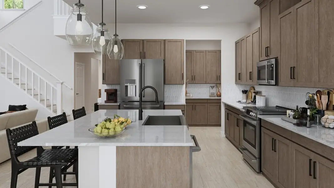Representative furnished interior of a home built from the Nantucket by Taylor Morrison in Coasterra Community Group Page, Palmetto (Image 3).