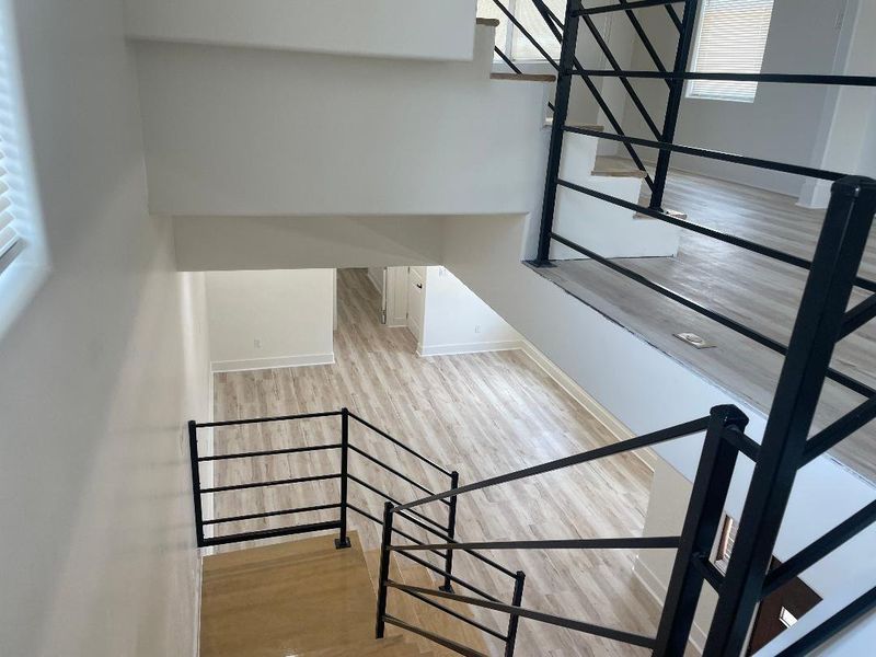 Stairway view from above