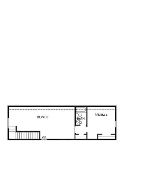 2D floor plan layout of this home in Old Mill Preserve, Dallas, GA (Image 4).