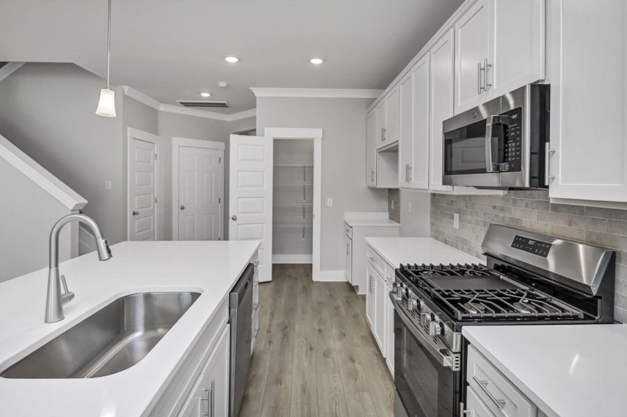 Furnished interior view inside a new home in Lake Carolina Townhomes, Columbia (Image 14).