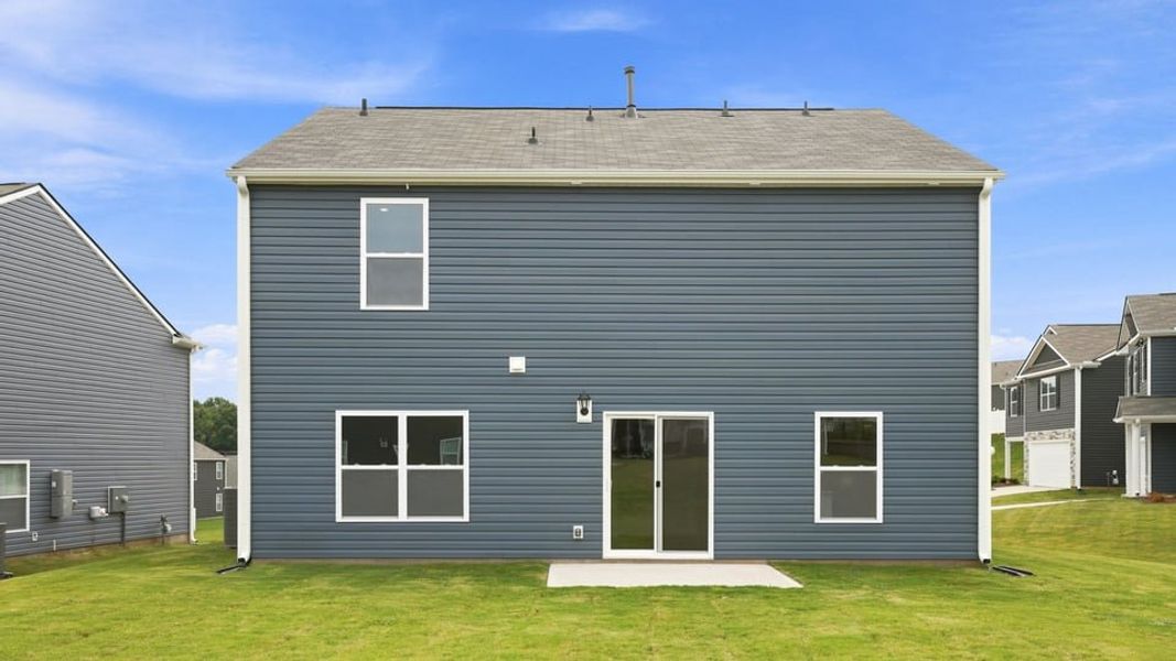 Exterior details and patio area of a home in Lakestone, Woodruff (Image 18).