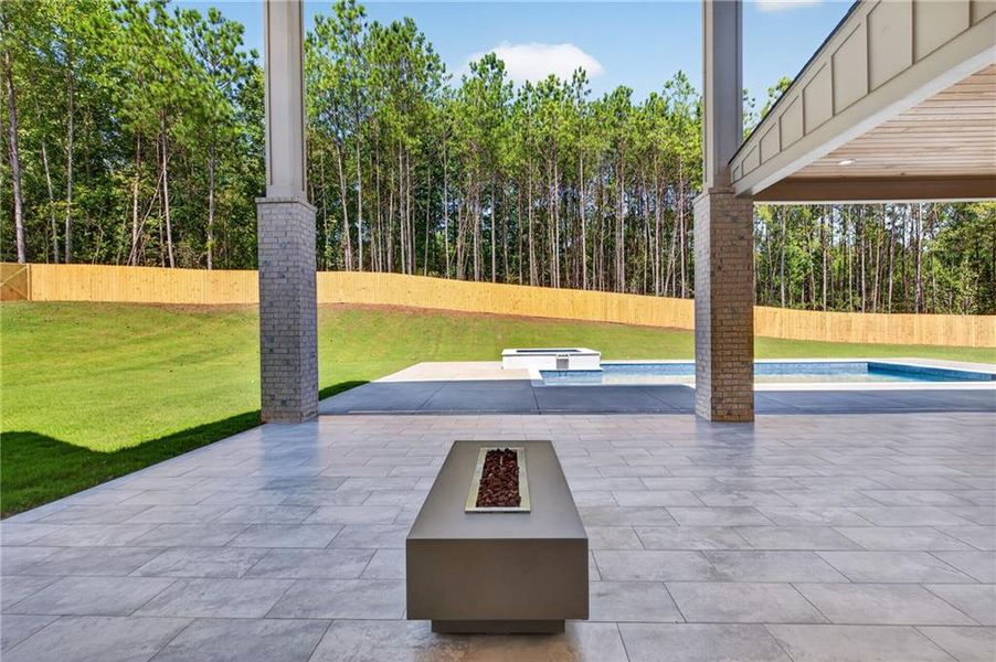 Exterior details and patio area of a home in , Dacula (Image 37).