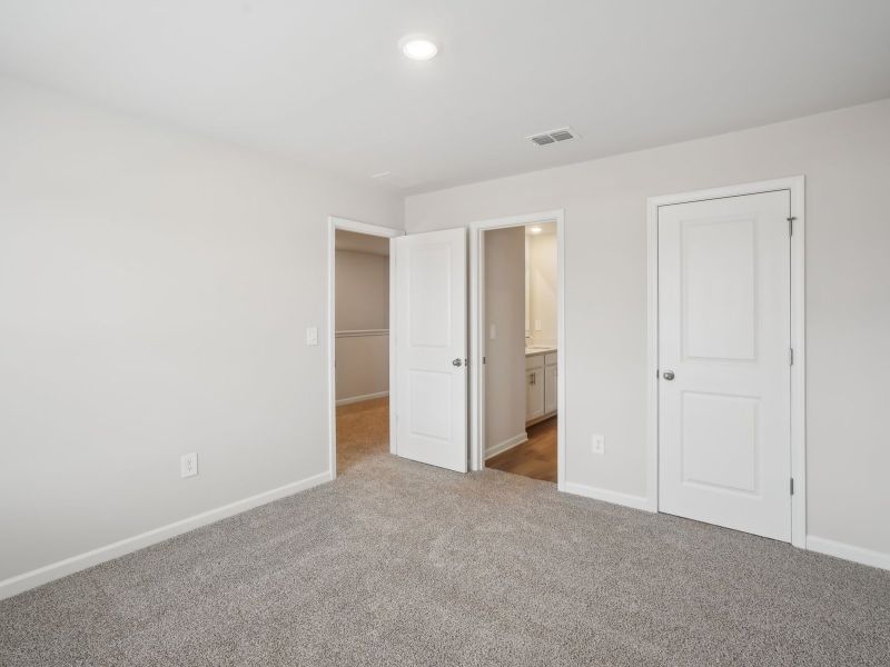 Spacious, unfurnished interior of a new home in Marshburn Landing - Bungalow Series, Wendell (Image 20). Spacious, unfurnished interior of a new home in Marshburn Landing - Bungalow Series, Wendell (Image 20).