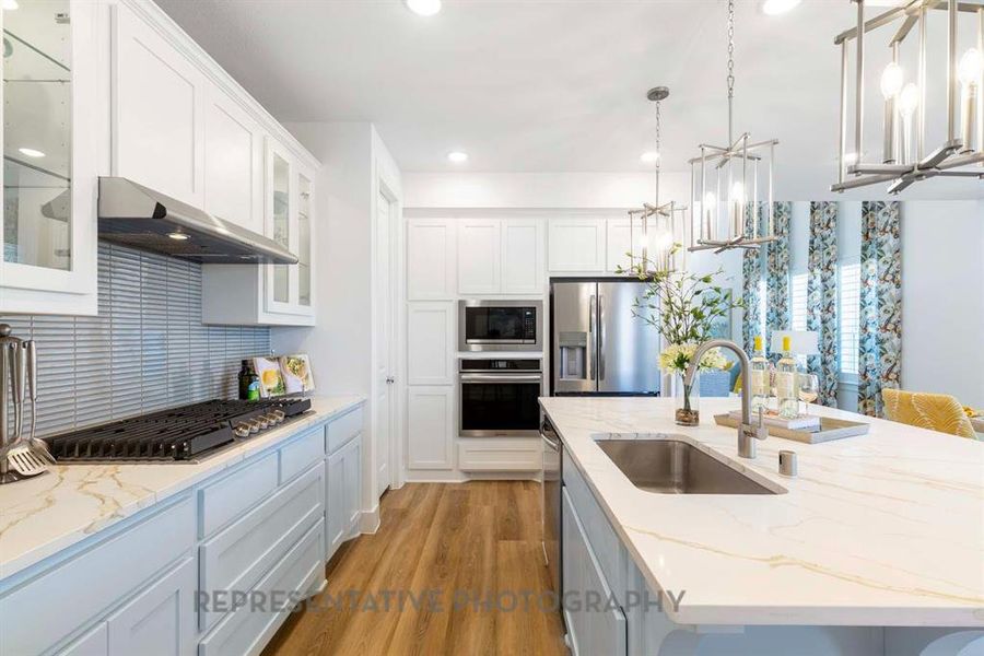 Furnished interior view inside a new home in Wellington: 40ft. lots, Haslet (Image 8). Furnished interior view inside a new home in Wellington: 40ft. lots, Haslet (Image 8).